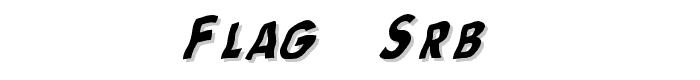 Flag (sRB) font